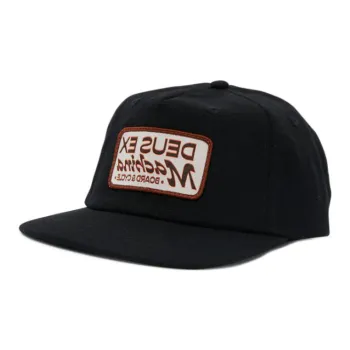 Deus Ex Machina Cotton Baseball Caps Men's Black