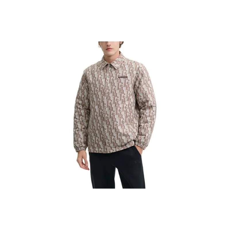 FILA Down Jackets Men Brown-2
