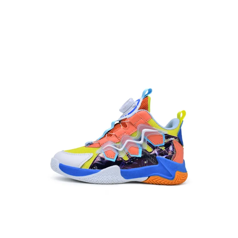 ROBINHOOD Slip Resistant And Abrasion Resistant Support Children's Basketball Shoes Kids'-6