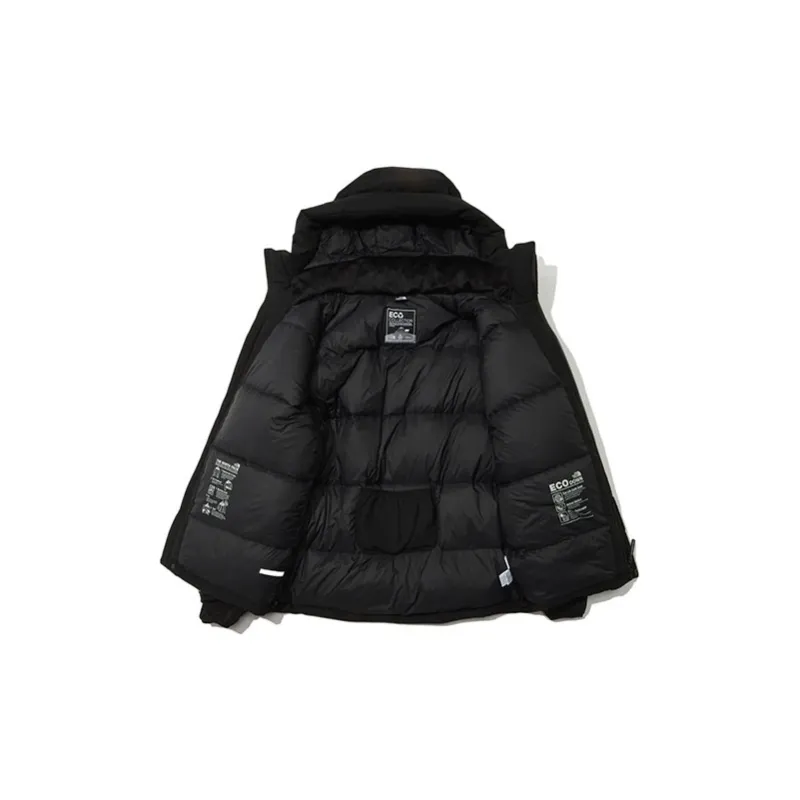 THE NORTH FACE Down Jacket Unisex Black Shopping Bag Included-3