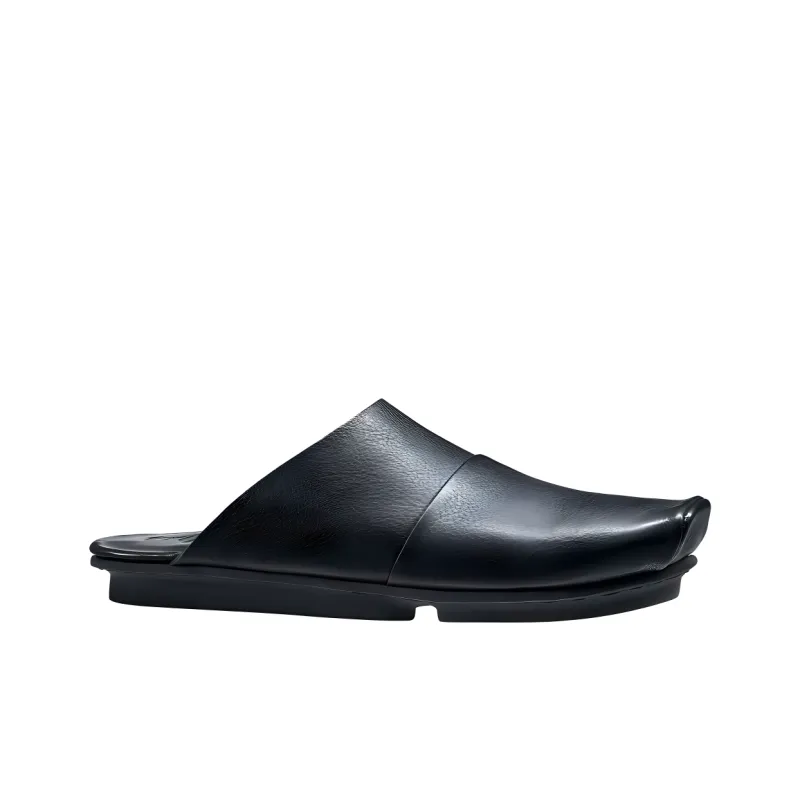 Trippen Wrap-toe Slippers Men's Black-2