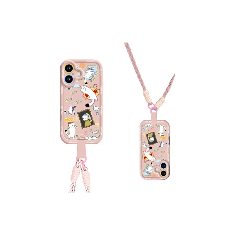 Sen Dog Silicone Material Crossbody Handheld Original Phone Cases Compatible With Apple 16 Pro Max/Pro/Plus/15/14/13-14