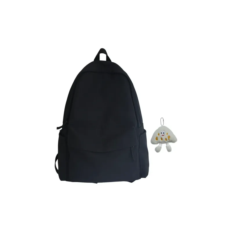 KAMLUI Nylon Fabric Backpacks Backpack Regular Unisex Burgundy/Black/Beige-5