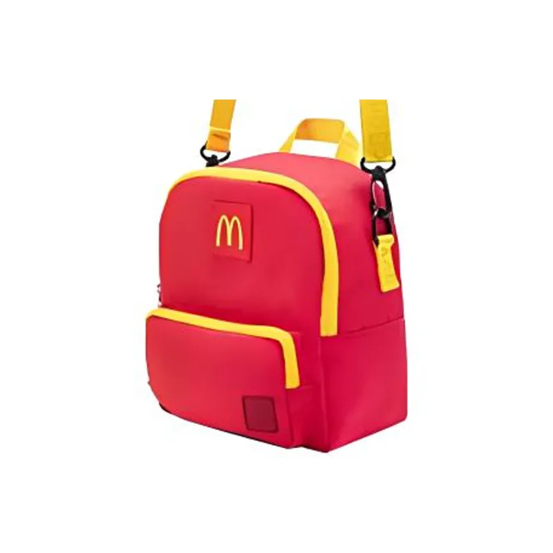 CLOT McDonald's, Limited Collaboration Polyester Shoulder Bag, Crossbody Bag Trumpets Unisex Red-1