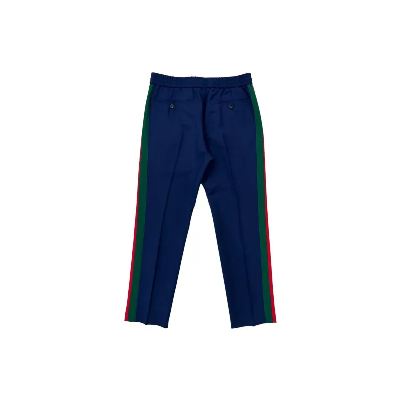 GUCCI Casual Pants Men Blue-1