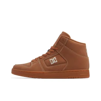 DC Shoes Manteca High Top Skateboard Shoes Men's Brown