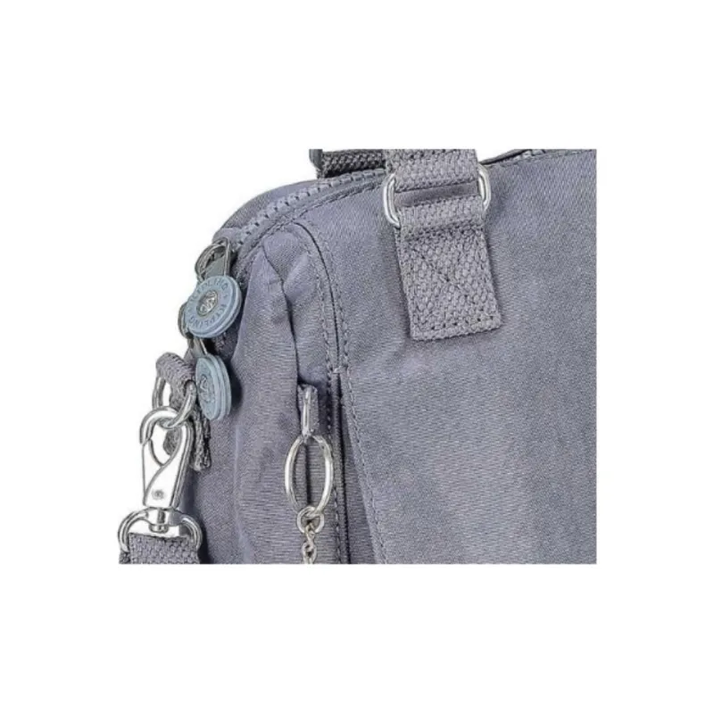 Kipling Nylon Shoulder Bag, Crossbody Bag, Handbag Women's Blue Gray-3
