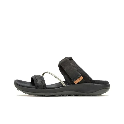 MERRELL Slip-Resistant Abrasion-Resistant Slide Slippers Women's Black