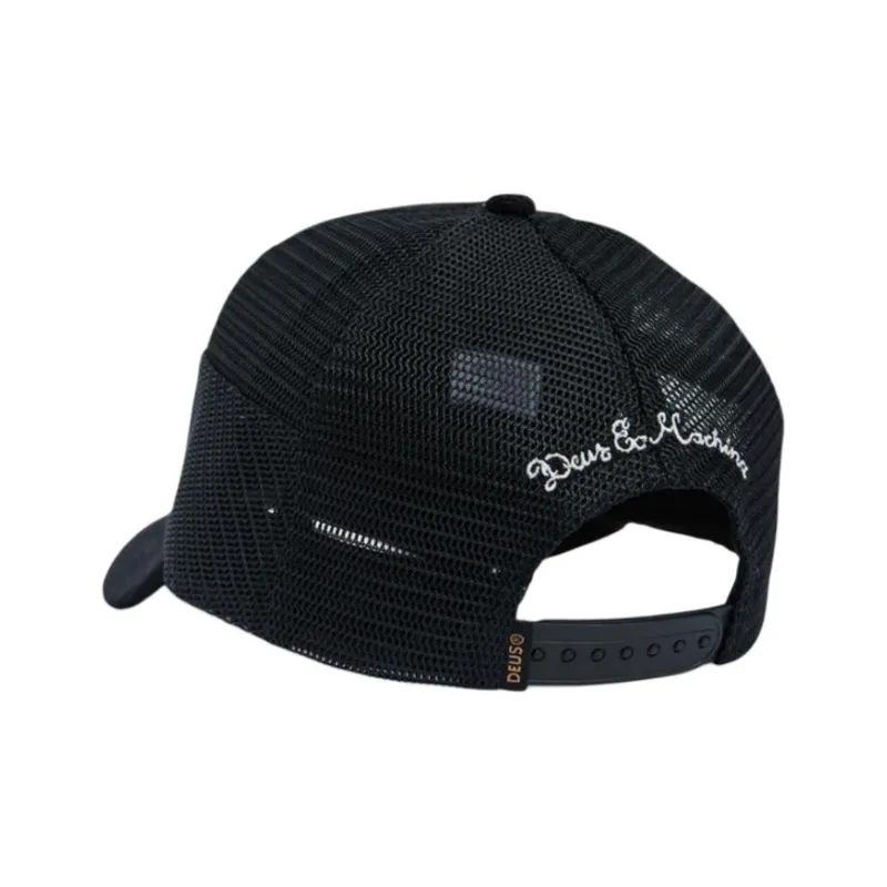 Deus Ex Machina Grip Logo patch Trucker Hat-2