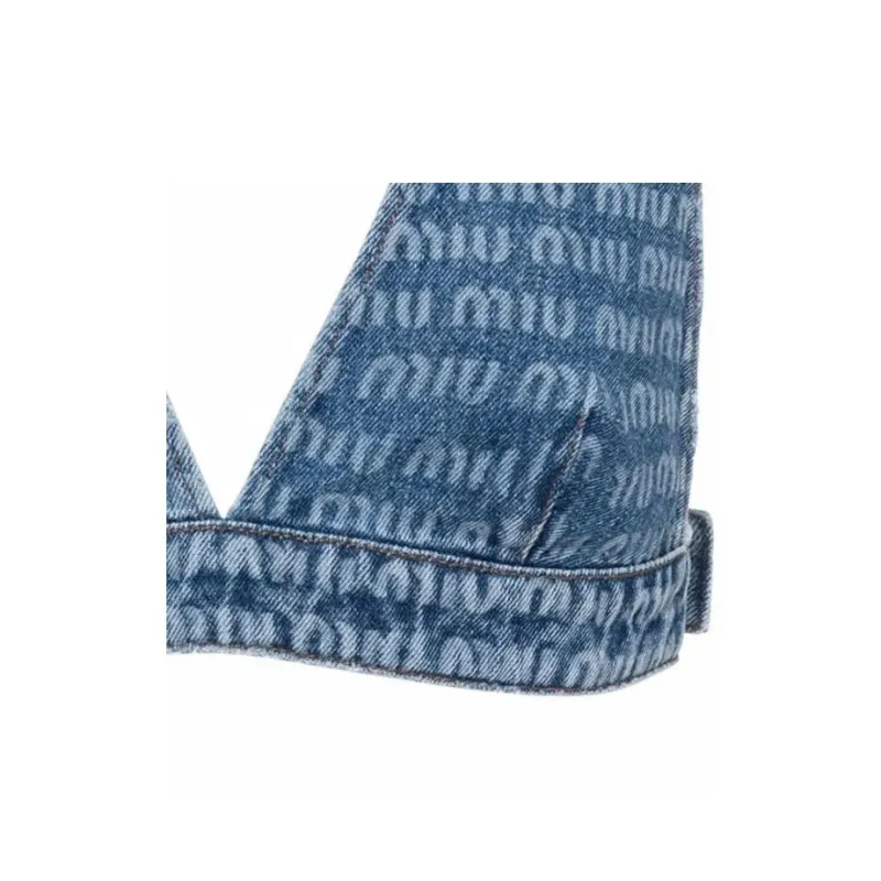 MIU MIU SS22 Camisole Women's Blue-4