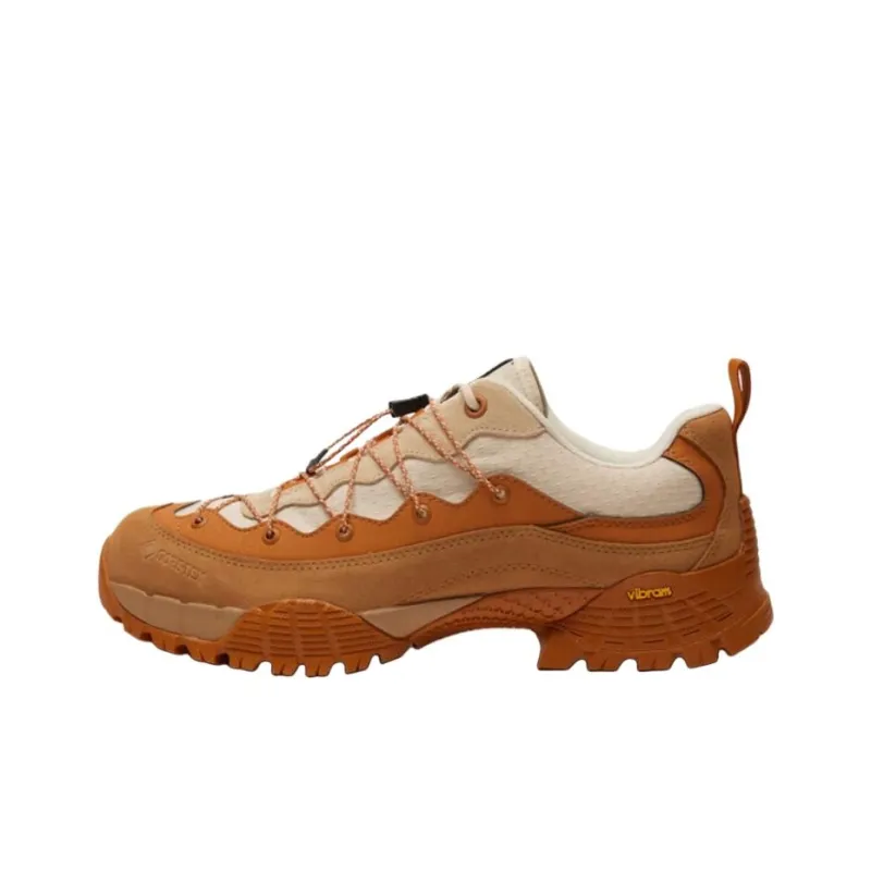 KOLON SPORT Ton Anti Slip Wear Resistant Low Top Trekking Shoes Unisex Brown Beige-0