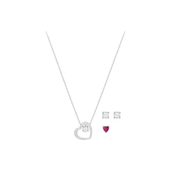 Swarovski Rhodium Plated Necklaces Women's Silver
