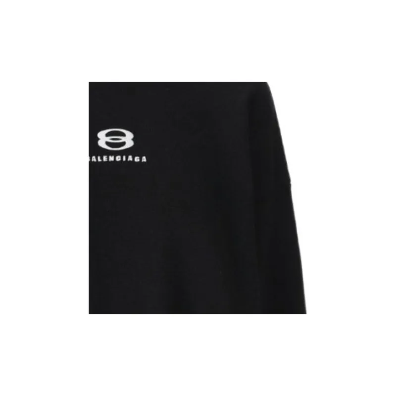 Balenciaga FW23 Sweater Loose Fit Women's Black-3
