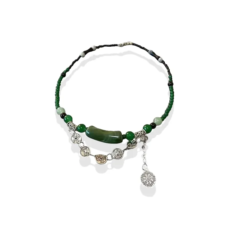 GIRATI Colored Glaze Necklaces Women's-0