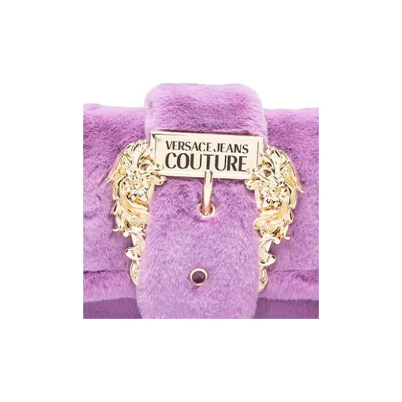 VERSACE JEANS COUTURE Polyester Handbag, Shoulder Bag Women's Light Purple-3