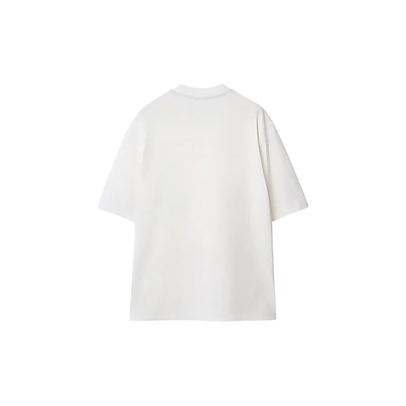 Burberry Logo appliqué Cotton T shirt-1