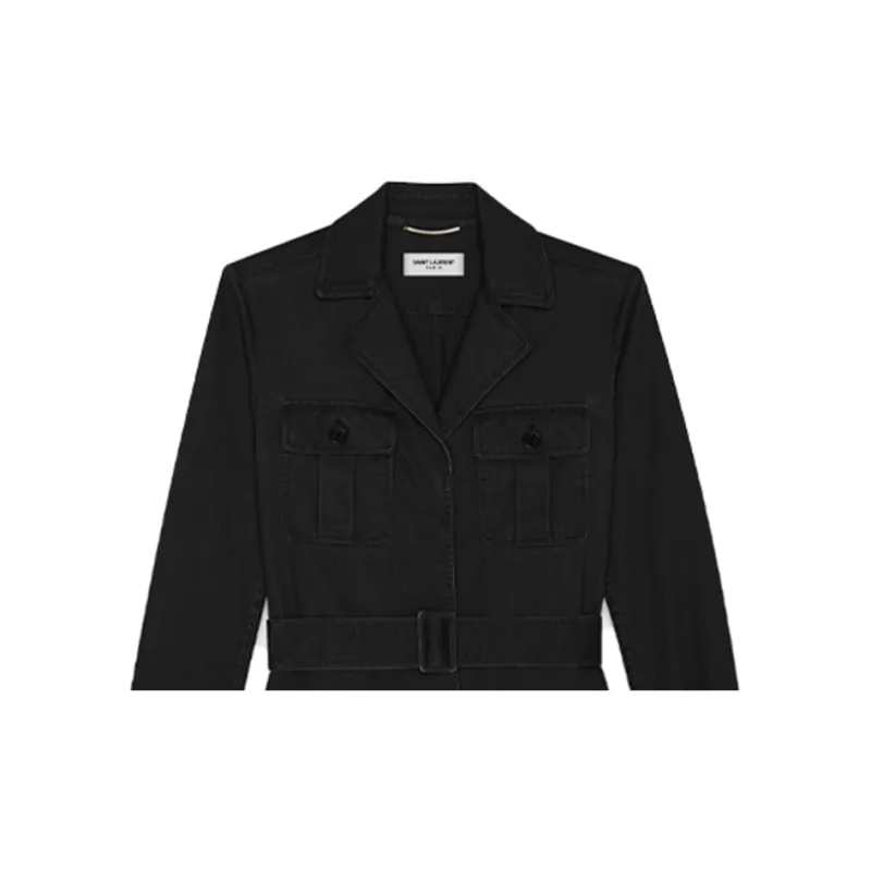 SAINT LAURENT SS22 Jackets & Coats Women's Black-3