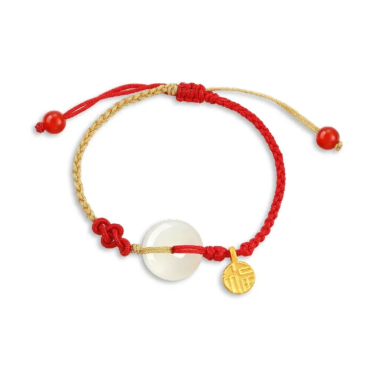 ZXIN JEWELRY Hetian Jade Bracelets White Jade Women's-0