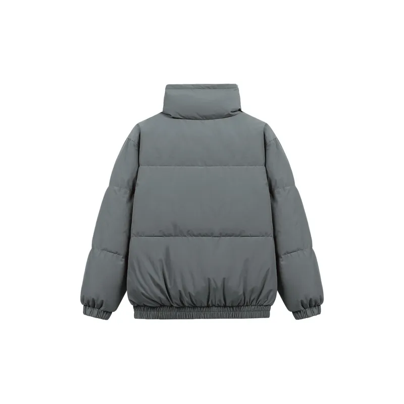 Mizuno Puffer Jacket Unisex Gray, Comes With Necklace-2