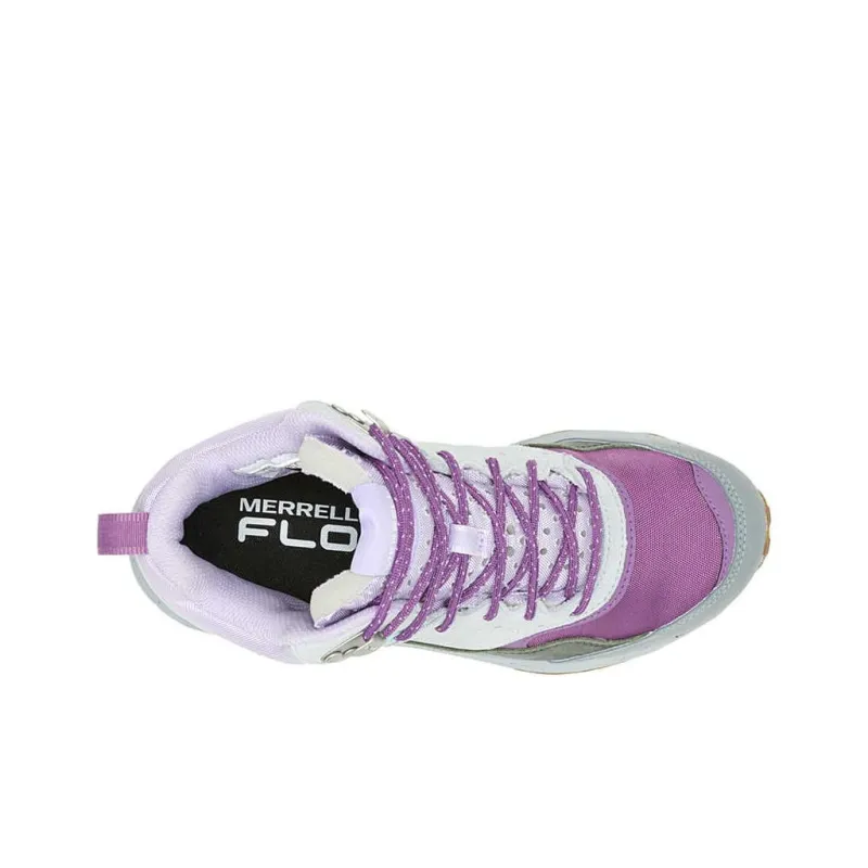 MERRELL Speed Solo Slip-Resistant Water-Resistant Mid-Top Trekking Shoes Women's Purple-3