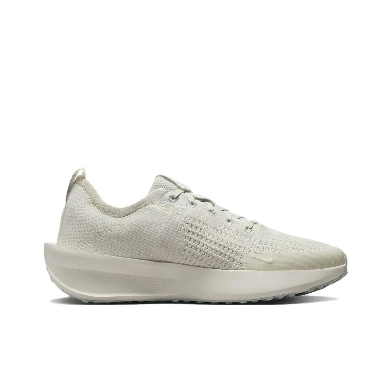 Nike Interact Run Anti Slip Wear Resistant Low Top Running Shoes Women's Beige-1