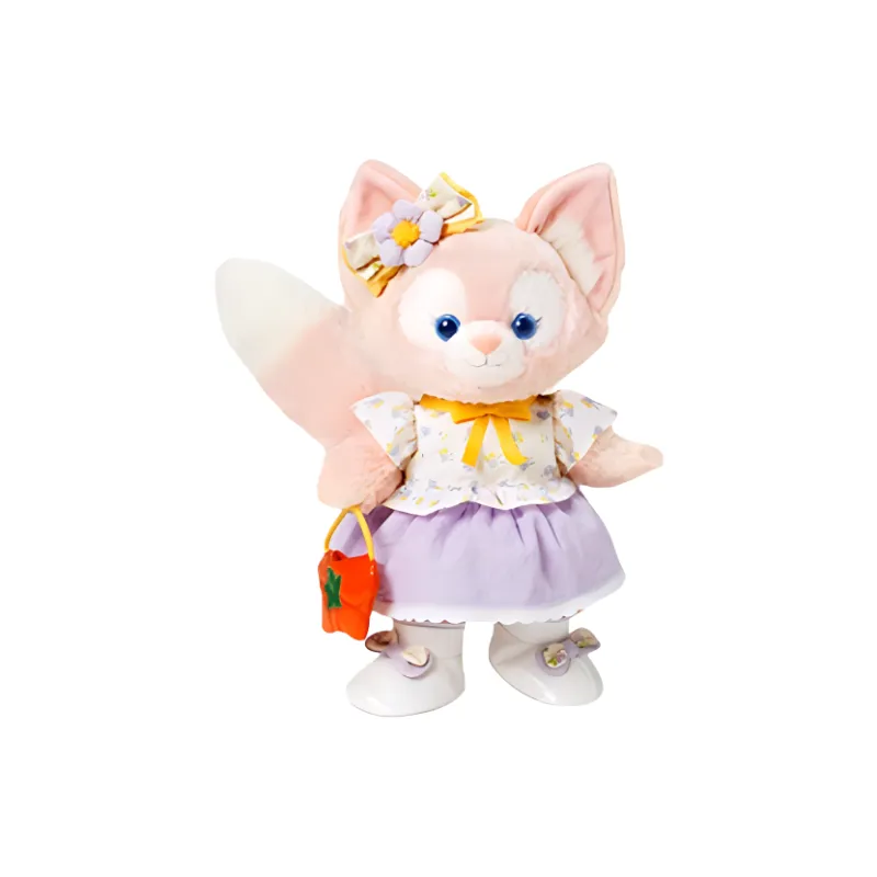 Disney LinaBell 2024 Summer Styling Skeleton Toy Paradise Dolls Plush Doll 26cm Height Shanghai Disney-1