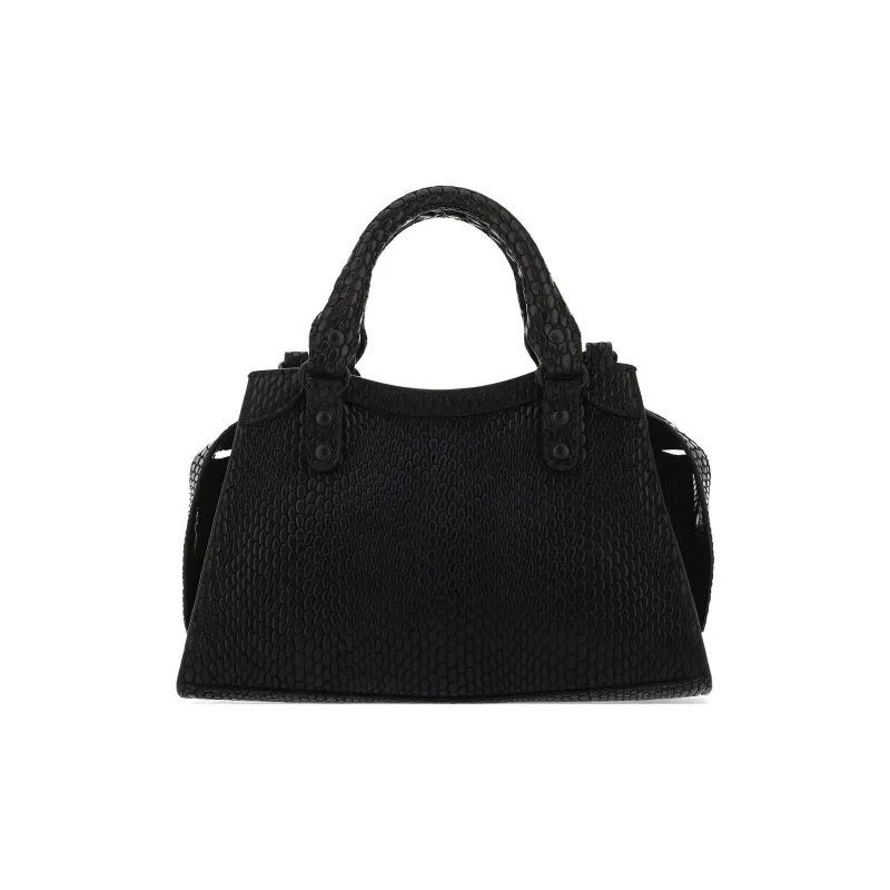 Balenciaga Neo Classic Cow Leather Tote Bag Shopping Bag Crossbody Handbag Mini Women's Black-2