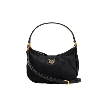 PINKO SIMPLY Polyester Swallow Bag Shoulder Bag, Handbag Mini Women's Black