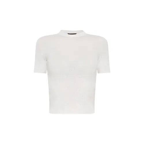 Balenciaga Bb Pointelle-knit T-shirt