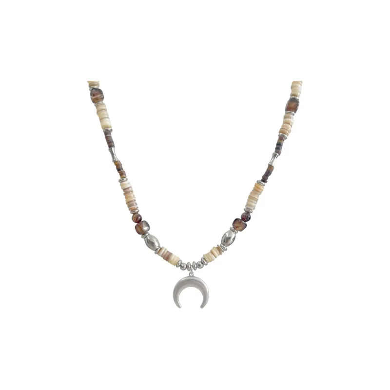 KING OF BLING Wooden, Alloy Necklaces Women's Good Luck-0