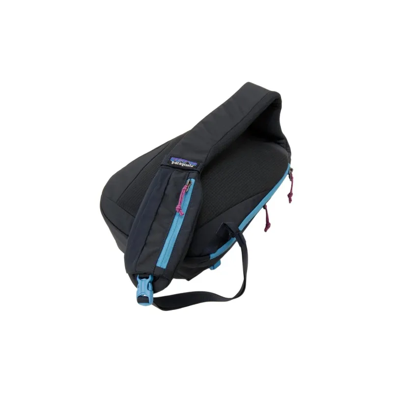 Patagonia Recycled Polyester One Shoulder Crossbody Fanny Pack Sling Bags Regular Unisex Dark Blue-3