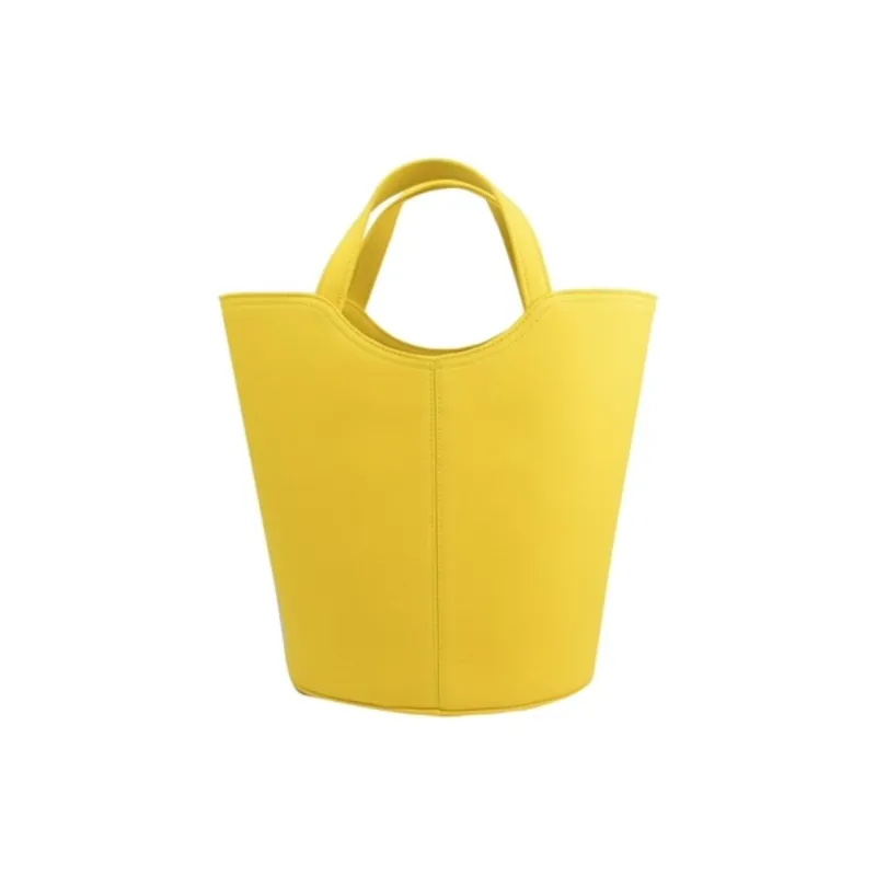 Balenciaga Cotton Canvas Canvas Bag Tote Bag Shopping Bag Handbag Extra Small Women's Yellow-2