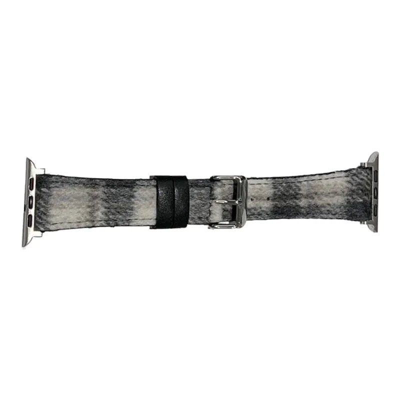 NCFCK Watch Band Apple Compatibility Plush Leather Material-5