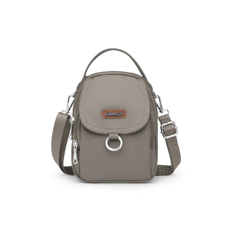 Gerlanx Nylon Fabric Crossbody One Shoulder Handbag Regular Unisex Multicolor-15