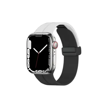 QIZHENG Watch Band Apple Compatibility 45mm Silicone Material