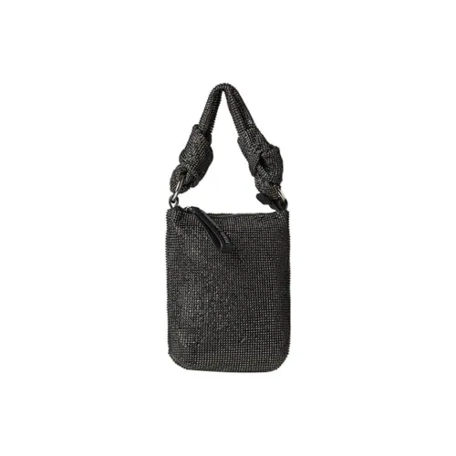 logo leather tote bag