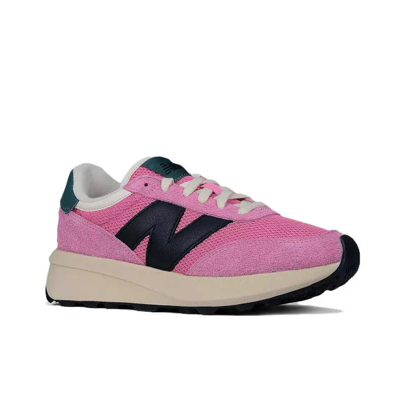 New Balance 370 Anti Slip Wear Resistant Low Top Casual Running Shoes Unisex Pink-2