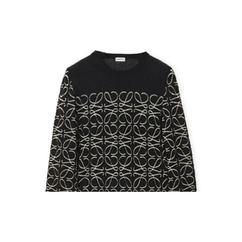 LOEWE SS22 Cashmere Sweater Women's Black-4