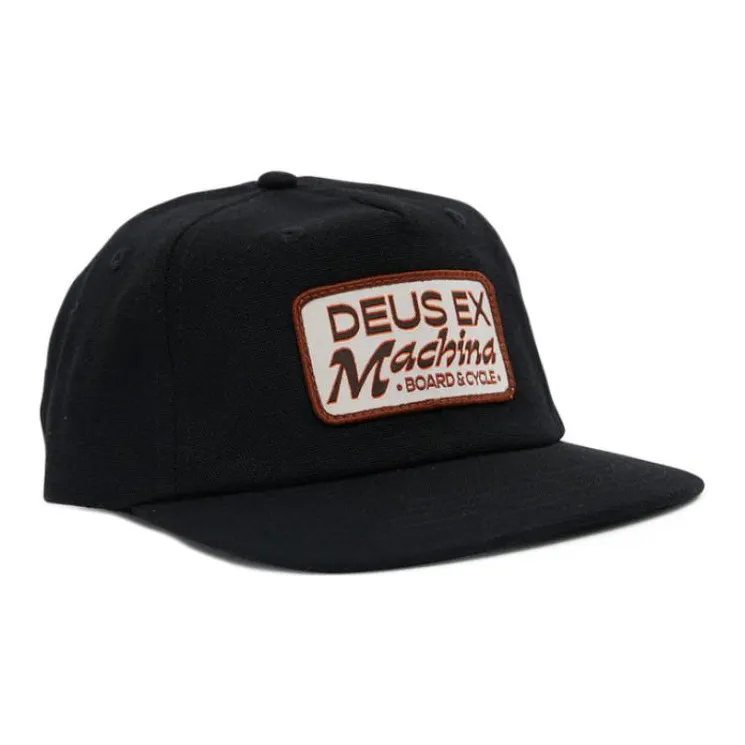 Deus Ex Machina Cotton Baseball Caps Men's Black-1