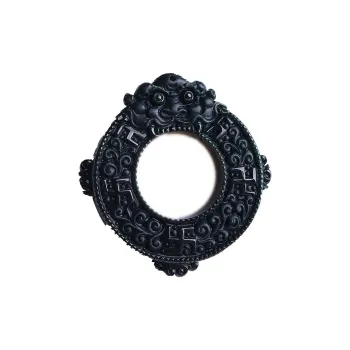Fei Yan Bean Type Jadeite Pendants Unisex