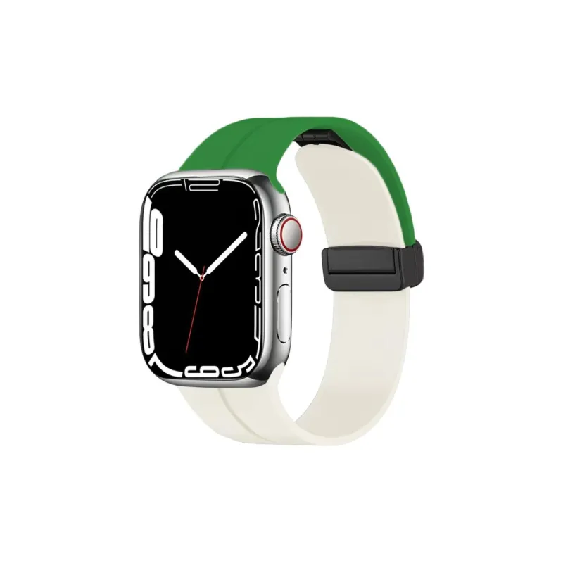 QIZHENG Watch Band Apple Compatibility 45mm Silicone Material-5