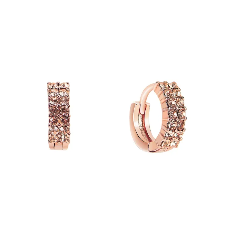 KING OF BLING Copper, Zircon Stud Earrings Unisex Year Of The Snake Good Luck-0
