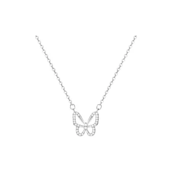 KING OF BLING 925 Sterling Silver With Zircon Necklaces Women's Good Luck