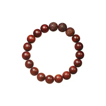 JIAFULAI Bloodwood Wooden Bracelets Unisex