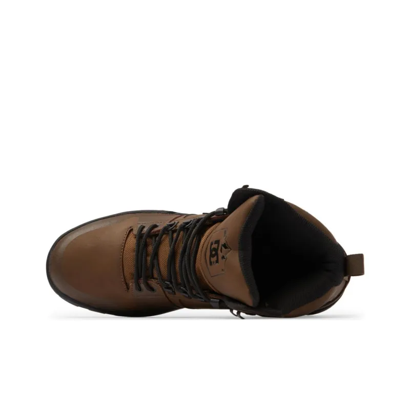DC Shoes Pure Hi High Top Outdoor Shoes Men's Brown Black-3