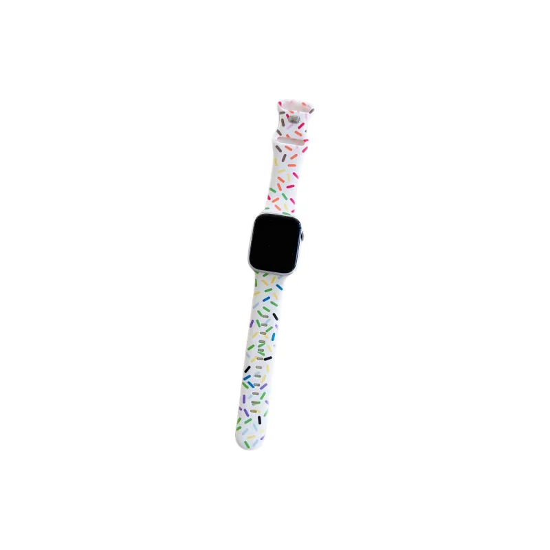 QIZHENG Watch Band Apple Compatibility Silicone Material-2