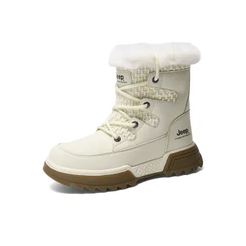 Jeep Warm Wear Resistant Cushioning Short Snow Boots Men's