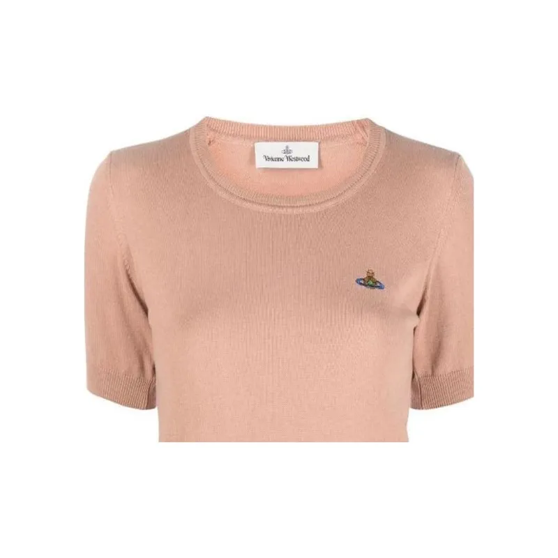 Vivienne Westwood Orb embroidered Knitted Top-4