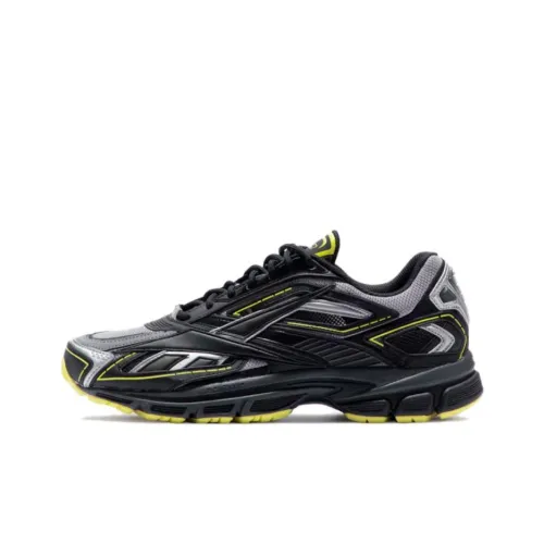 Reebok Premier Road Anti Slip Wear Resistant Low Top Running Shoes Unisex Black