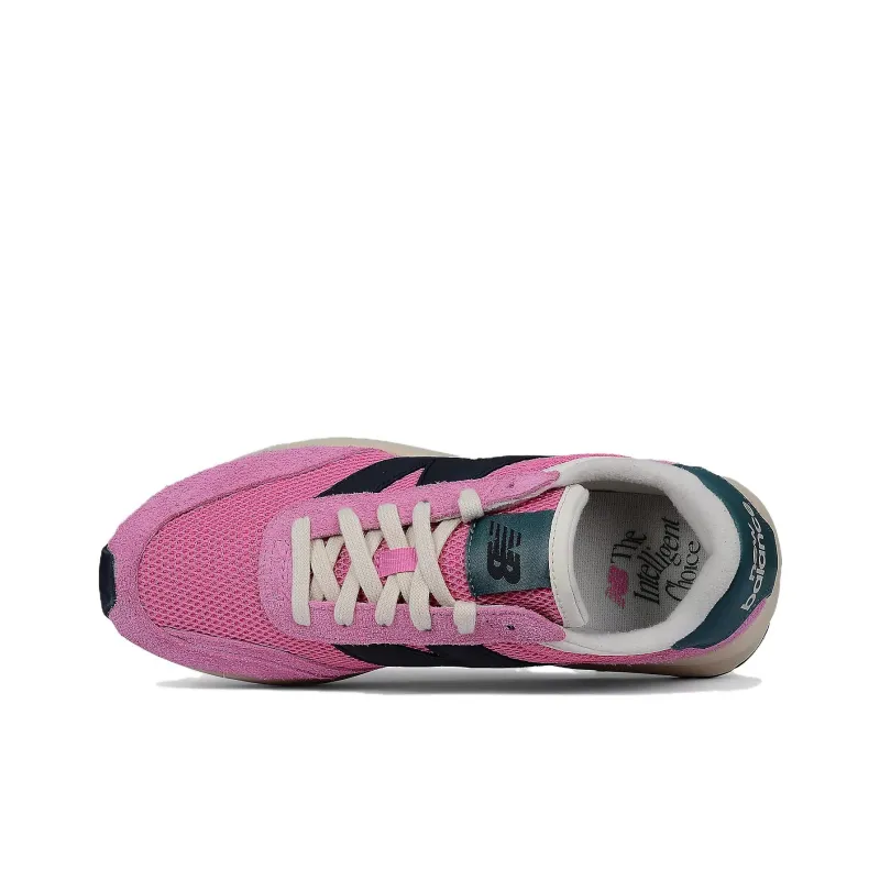 New Balance 370 Anti Slip Wear Resistant Low Top Casual Running Shoes Unisex Pink-3